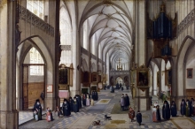 212/steenwyck, hendrick van the younger - the interior of a gothic church looking east 2